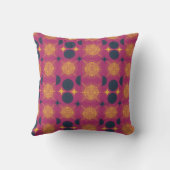 Boho zon maan sterren roze blauw geel gepersonalis kussen (Achterkant)