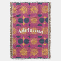 Boho Zon Maan Sterren Roze Blauw Geel Persoonlijk