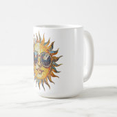 Boho Zon met Zonnebril Koffiemok (Voorkant rechts)