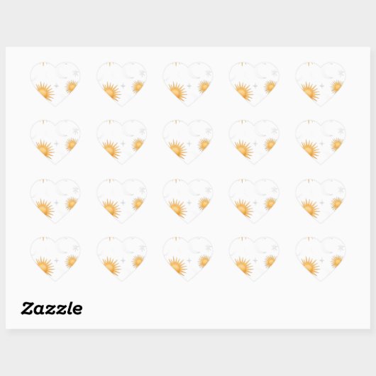 Boho Zon Sticker Vel Geschenk voor Haar Decals (Vel)