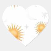 Boho Zon Sticker Vel Geschenk voor Haar Decals (Voorkant)