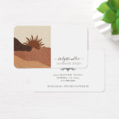 Boho zon terracotta sieraden oorbel display Kaarte Visitekaartje (Bureau)