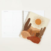 Boho Zon Vintage Aardetonen Dagboek Planner (Display)