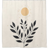 Boho Zonne Oasis Douchegordijn (Voorkant)