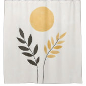 Boho Zonne Oasis Douchegordijn (Voorkant)