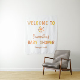Boho Zonnebabyfeestje Wandkleed