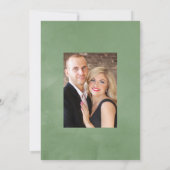 Boho Zonnebloem Eucalyptus Landelijke Huwelijk Save The Date (Achterkant)