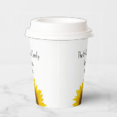 Boho zonnebloem familie reünie zomer barbecue papieren bekers (Rechts)