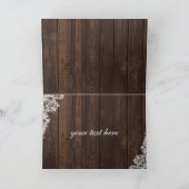 Boho Zonnebloem Geweien Houten Kant Trouw Bedankt (Binnen)