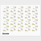 Boho Zonnebloem Patch Bruiloft Sticker (Vel)