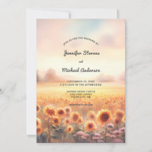 Boho Zonnebloem Rustieke Waterverf Landelijke Trou