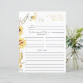 Boho Zonnebloem Vrijgezellenfeest Recept (Staand voorkant)