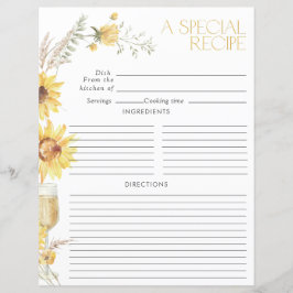 Boho Zonnebloem Vrijgezellenfeest Recept