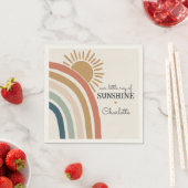 Boho Zonneschijn servet voor Verjaardag of baby sh (Insitu)