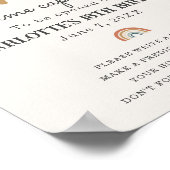 boho zonneschijn tijd capsule party teken poster (Hoek)