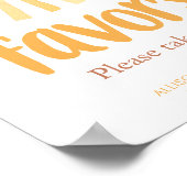 Boho zonneschijn zon baby shower partij gunsten te poster (Hoek)