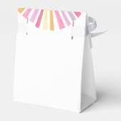 Boho zonneschijn zon meisje baby shower bedankdoosjes (Achterkant)