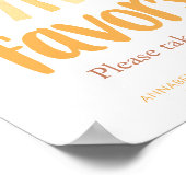 Boho zonneschijn zon verjaardagsfeestje gunsten te poster (Hoek)