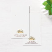 Boho zonnestralen oorbel display visitekaartje (Bureau)