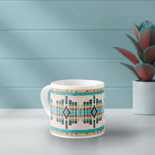 Boho Zuidwestelijke Inspiratie Espresso Kop
