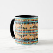 Boho Zuidwestelijke Inspiratie Mok (Voorkant links)
