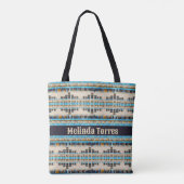 Boho Zuidwestelijke Inspiratie Tote Bag (Achterkant)