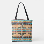 Boho Zuidwesten Geïnspireerd Tote Bag (Achterkant)