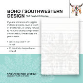 Boho/Zuidwesters ontwerp 3M Post-it® notities Notes