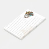 Boho-Zuidwesterse stijl Flair Gelinieerde 3M Post-it® Notes (Schuin)