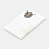 Boho-Zuidwesterse stijl flair gevoerde 3M Post-it® Notes (Schuin)