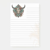 Boho-Zuidwesterse stijl flair gevoerde 3M Post-it® Notes (Voorkant)