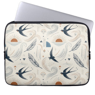 Boho Zwaluwe & Zon Laptophoes Laptop Sleeve