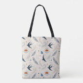 Boho Zwaluww & Zon Tote Tas (Achterkant)