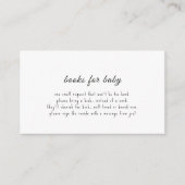 Boho Zwart Wit Boeken voor Baby Kaart (Voorkant)