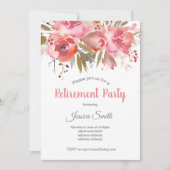 bohochic floral pension kaart (Voorkant)