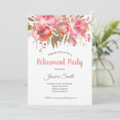 bohochic floral pension kaart (Staand voorkant)