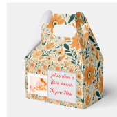 bohoGEPERSONALISEERDE WITTE ORANJE DOUCHE Uitnodig Bedankdoosjes