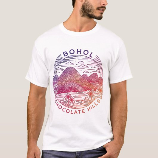 Bohol Chocolate Hills T-shirt (Voorkant)