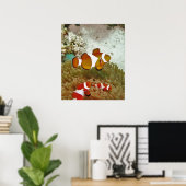 Bohol Clown Fish Family Poster (Thuiskantoor)
