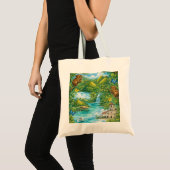 Bohol Tropisch Eiland Reizen Tote Bag (Voorkant (product))