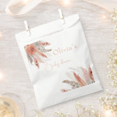 bohoPampas grass Baby shower Bedankzakje (Geknipt)