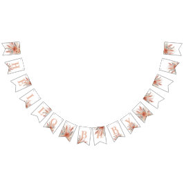 bohoPampas grass Baby shower Vlaggetjes