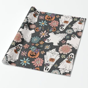 BohoWeen Halloween Ghosts Cadeaupapier