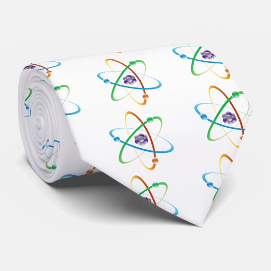Bohr Atomic Model Stropdas (Opgerold)
