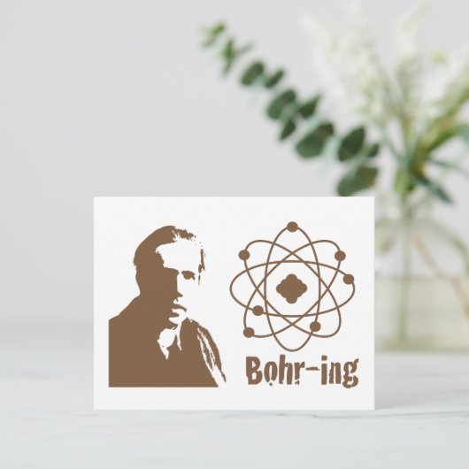 Bohr-ing Briefkaart (Staand voorkant)