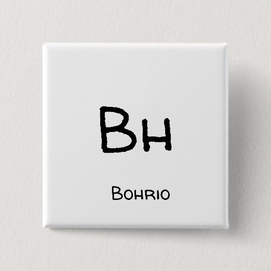 Bohrio - Bh Vierkante Button 5,1 Cm (Voorkant)