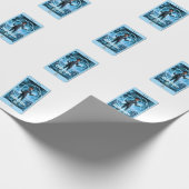 Bohrium (Bh) – ATOMIVRA™ Collectie Cadeaupapier (Hoek)
