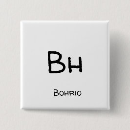 Bohrium - Bh Vierkante Button 5,1 Cm