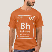 Bohrium-element (wit) t-shirt (Voorkant)