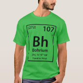 Bohrium Element (zwart) T-shirt (Voorkant)